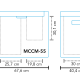 Nevera portátil con compresor MCCM-55 AC/DC Dual Zone
