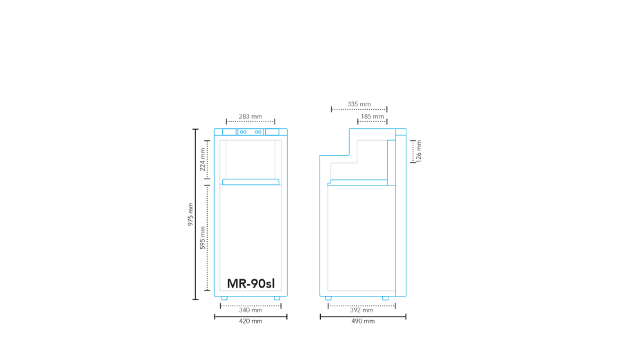 Refrigerador compresor MR-90sl
