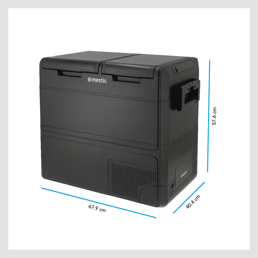 Nevera portátil con compresor MCCM-55 AC/DC Dual Zone