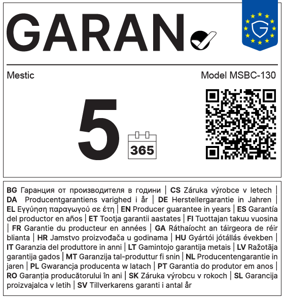 Panel solar Contacto posterior MSBC-130