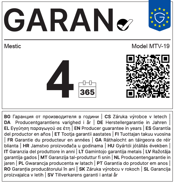 Televisión smart android MTV-19